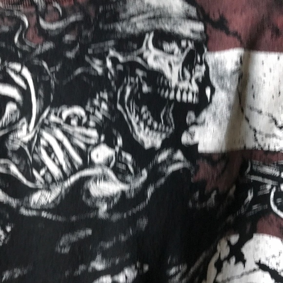 Alstyle MIAMI INK Motorcycle Skeleton T-Shirts - Picture 3 of 6